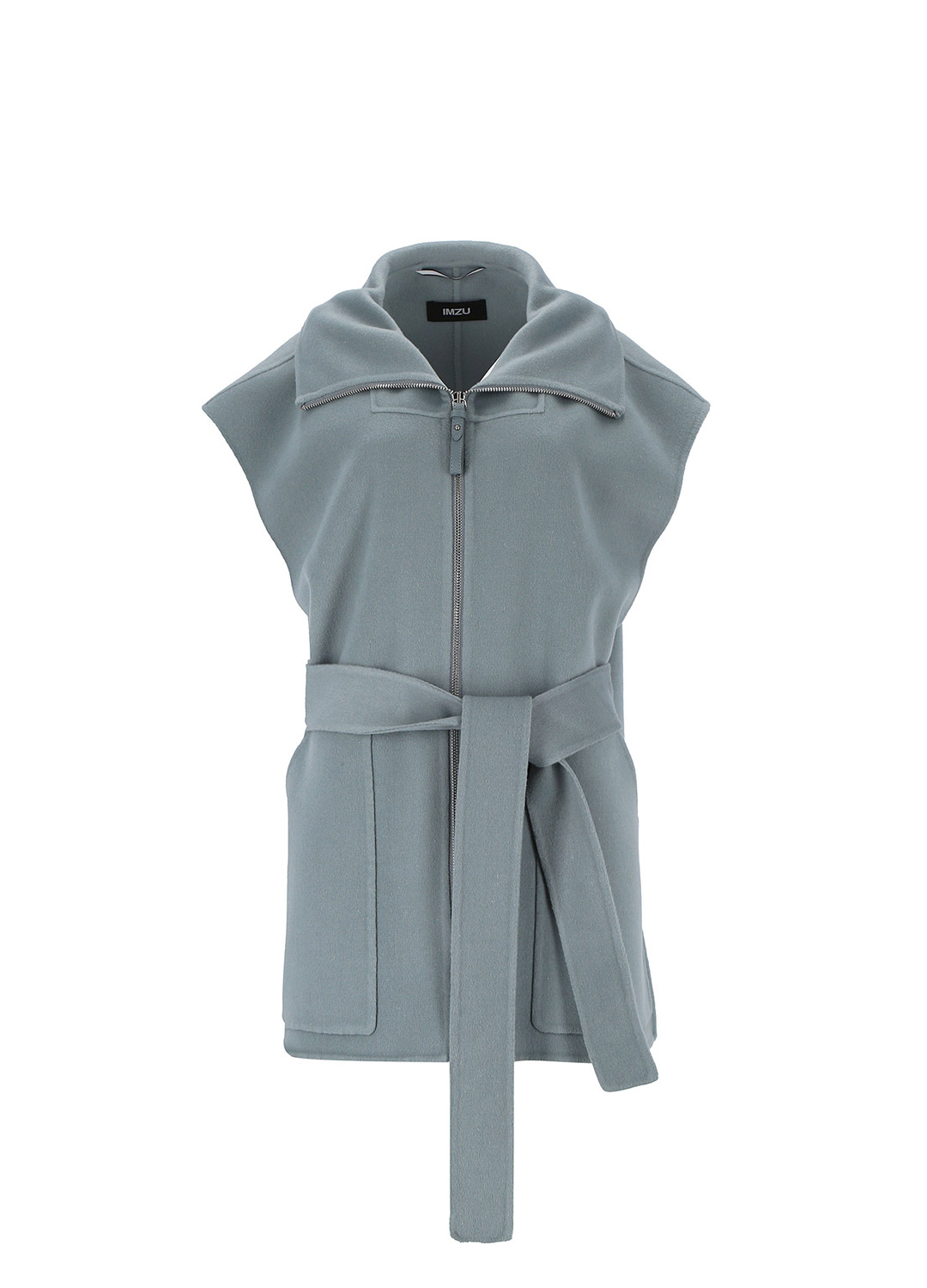 [샘플상품] H zip-up cashmere vest [Blue] /박선하님 개인결제창